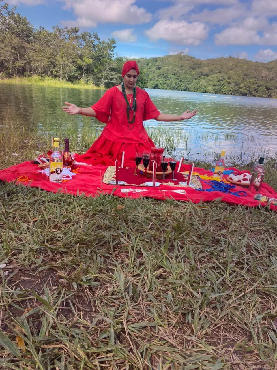 Fernanda Couto em ambiente natural